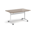 Rectangular Deluxe Fliptop Meeting Table - Barcelona Walnut - NWOF