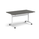 Rectangular Deluxe Fliptop Meeting Table - Onyx Grey - NWOF