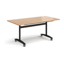 Rectangular Deluxe Fliptop Meeting Table - Beech - NWOF