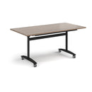 Rectangular Deluxe Fliptop Meeting Table - Barcelona Walnut - NWOF