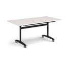 Rectangular Deluxe Fliptop Meeting Table - Light Grey - NWOF