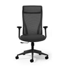 Dione High Back Mesh Task Chair - Black - NWOF