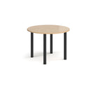 Circular Radial Leg Meeting Table - Kendal Oak - NWOF