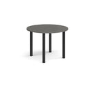 Circular Radial Leg Meeting Table - Onyx Grey - NWOF