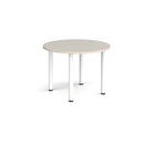 Circular Radial Leg Meeting Table - Light Grey - NWOF