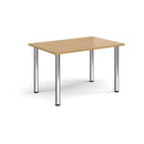 Rectangular Radial Leg Meeting Table - Oak - NWOF