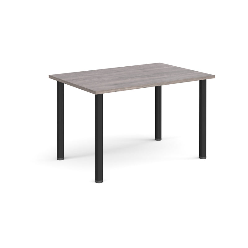 Rectangular Radial Leg Meeting Table - Grey Oak - NWOF