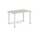 Rectangular Radial Leg Meeting Table - Light Grey - NWOF