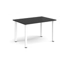 Rectangular Radial Leg Meeting Table - Black - NWOF