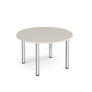 Circular Radial Leg Meeting Table - Light Grey - NWOF