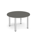 Circular Radial Leg Meeting Table - Onyx Grey - NWOF