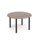 Circular Radial Leg Meeting Table - Barcelona Walnut - NWOF