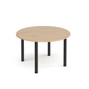 Circular Radial Leg Meeting Table - Kendal Oak - NWOF