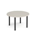 Circular Radial Leg Meeting Table - Light Grey - NWOF