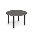 Circular Radial Leg Meeting Table - Onyx Grey - NWOF