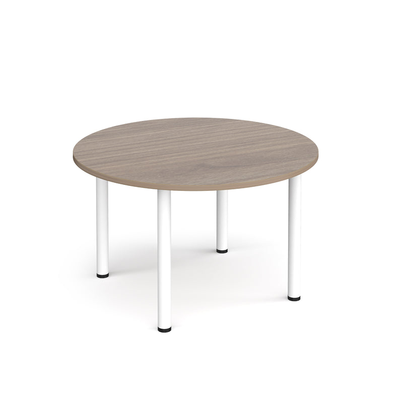 Circular Radial Leg Meeting Table - Barcelona Walnut - NWOF