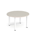 Circular Radial Leg Meeting Table - Light Grey - NWOF
