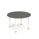 Circular Radial Leg Meeting Table - Onyx Grey - NWOF