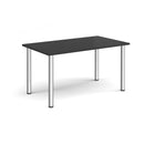 Rectangular Radial Leg Meeting Table - Black - NWOF