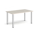 Rectangular Radial Leg Meeting Table - Light Grey - NWOF