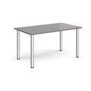 Rectangular Radial Leg Meeting Table - Onyx Grey - NWOF