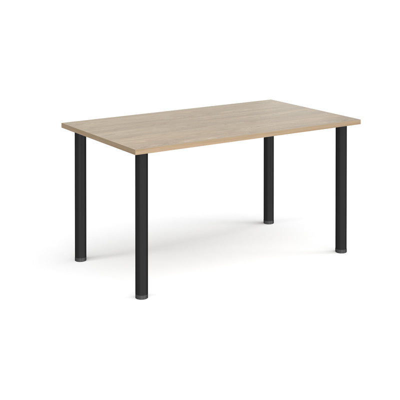 Rectangular Radial Leg Meeting Table - Barcelona Walnut - NWOF