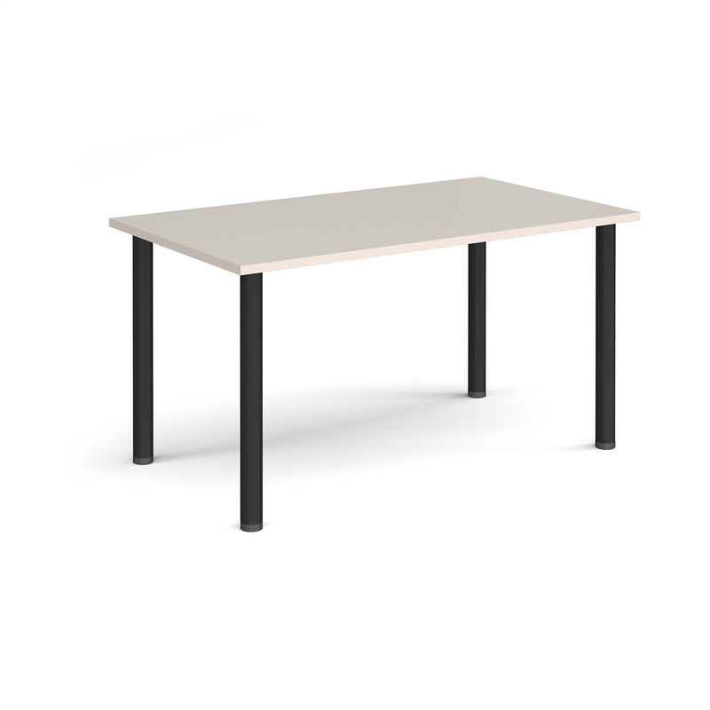Rectangular Radial Leg Meeting Table - Light Grey - NWOF
