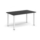 Rectangular Radial Leg Meeting Table - Black - NWOF