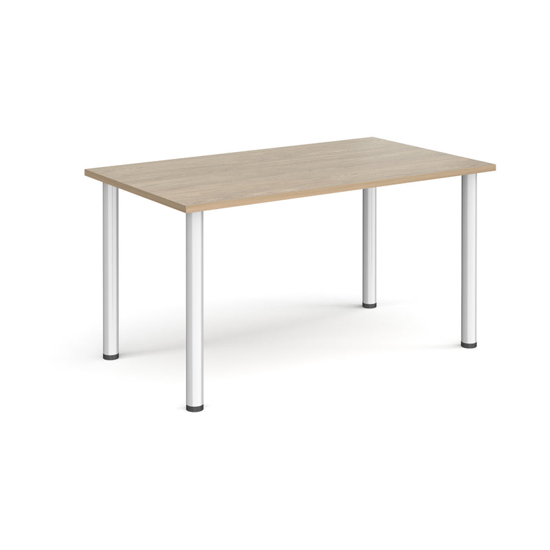 Rectangular Radial Leg Meeting Table - Barcelona Walnut - NWOF