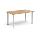 Rectangular Radial Leg Meeting Table - Oak - NWOF