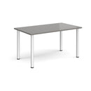 Rectangular Radial Leg Meeting Table - Onyx Grey - NWOF
