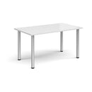 Rectangular Radial Leg Meeting Table - White - NWOF
