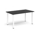 Rectangular Radial Leg Meeting Table - Black - NWOF