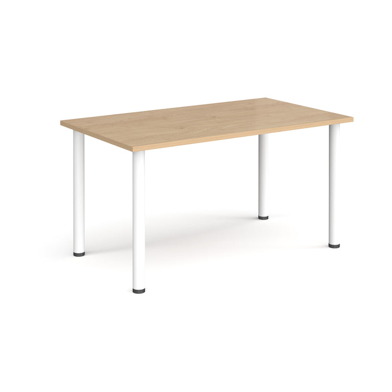 Rectangular Radial Leg Meeting Table - Kendal Oak - NWOF