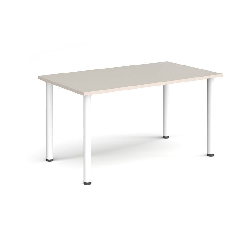 Rectangular Radial Leg Meeting Table - Light Grey - NWOF