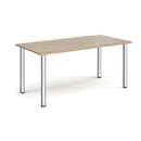 Rectangular Radial Leg Meeting Table - Barcelona Walnut - NWOF