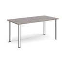 Rectangular Radial Leg Meeting Table - Grey Oak - NWOF