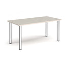 Rectangular Radial Leg Meeting Table - Light Grey - NWOF