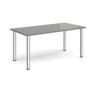 Rectangular Radial Leg Meeting Table - Onyx Grey - NWOF