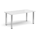 Rectangular Radial Leg Meeting Table - White - NWOF