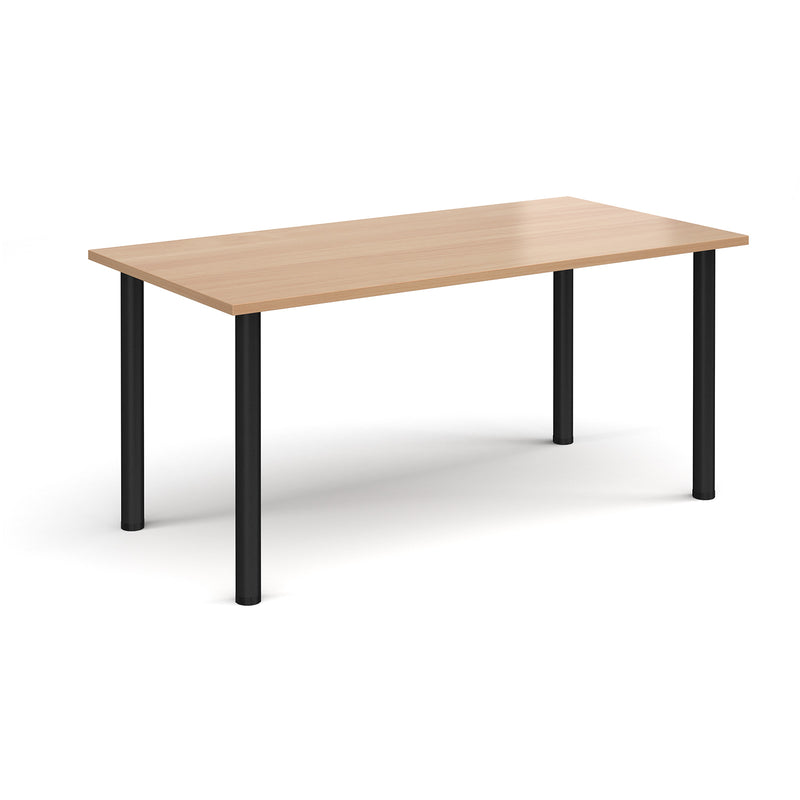 Rectangular Radial Leg Meeting Table - Beech - NWOF