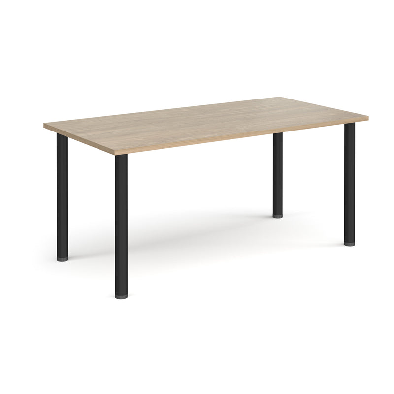 Rectangular Radial Leg Meeting Table - Barcelona Walnut - NWOF