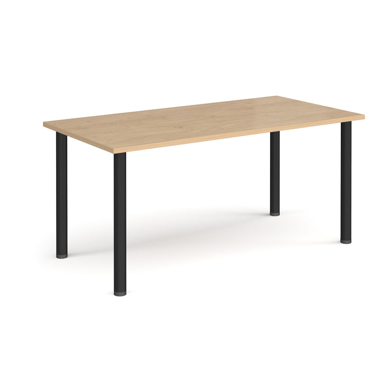 Rectangular Radial Leg Meeting Table - Kendal Oak - NWOF