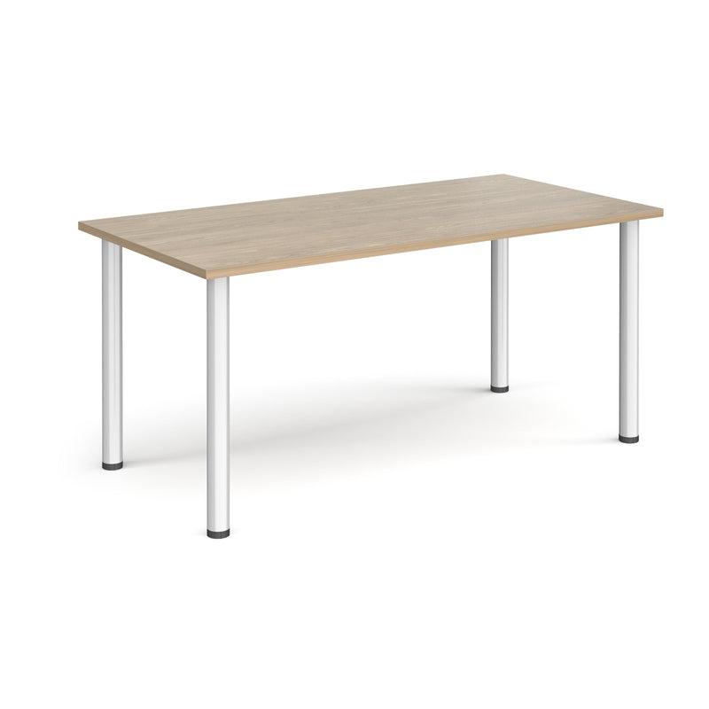 Rectangular Radial Leg Meeting Table - Barcelona Walnut - NWOF