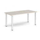 Rectangular Radial Leg Meeting Table - Light Grey - NWOF