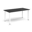 Rectangular Radial Leg Meeting Table - Black - NWOF
