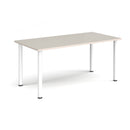 Rectangular Radial Leg Meeting Table - Light Grey - NWOF