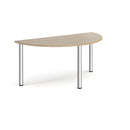 Semi Circular Radial Leg Meeting Table - Barcelona Walnut - NWOF