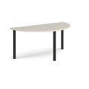 Semi Circular Radial Leg Meeting Table - Light Grey - NWOF