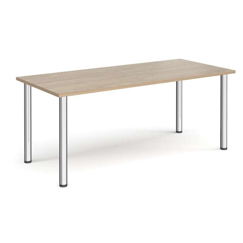 Rectangular Radial Leg Meeting Table - Barcelona Walnut - NWOF